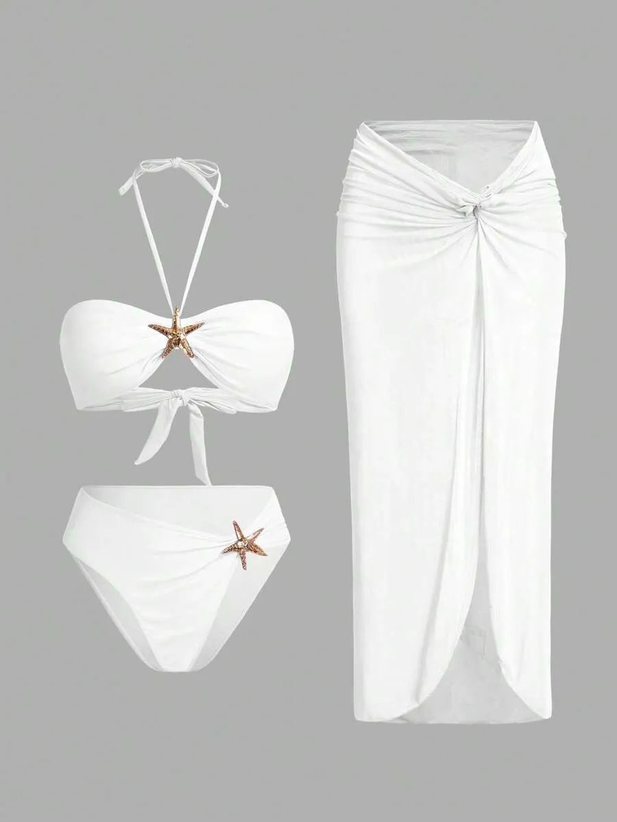 Women’s Elegant Asymmetric Bikini Set – Stylish and Casual Summer Swimwear with Unique Design, Perfect for Beach Vacations, Poolside Relaxation, and Everyday Fashionable Wear