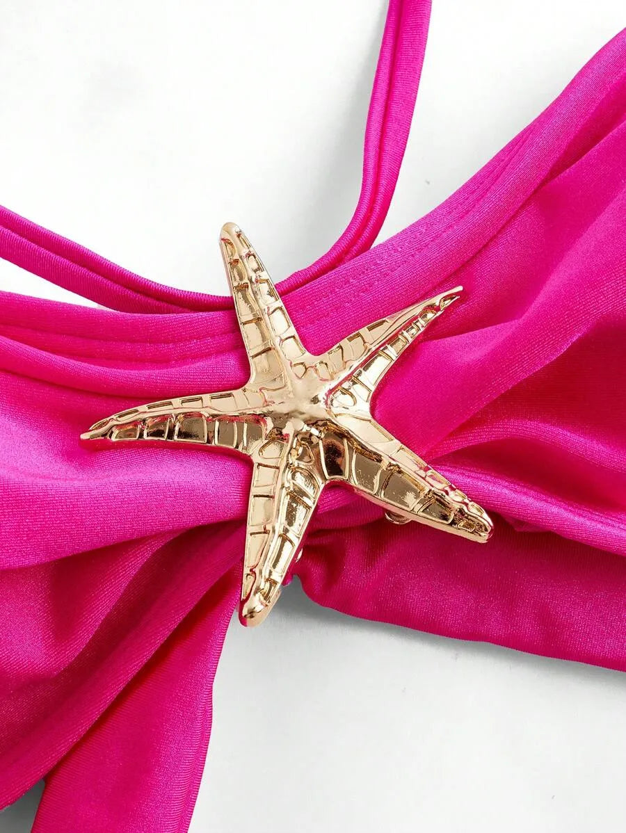 Women’s Elegant Asymmetric Bikini Set – Stylish and Casual Summer Swimwear with Unique Design, Perfect for Beach Vacations, Poolside Relaxation, and Everyday Fashionable Wear