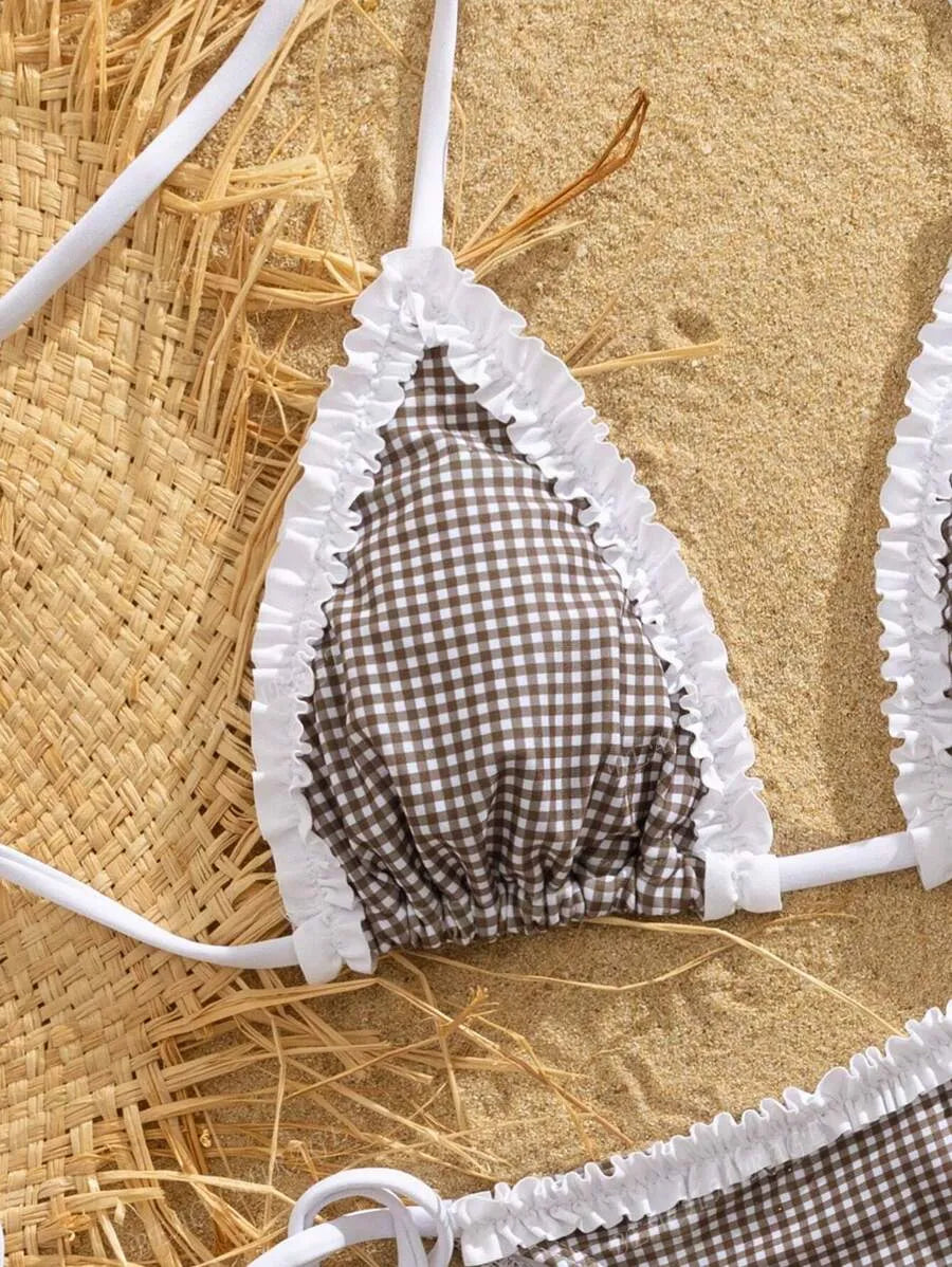 Women’s Summer Bikini Set with Beach Dress Cover Up – Stylish Two-Piece Swimsuit and Lightweight Beach Outfit, Perfect for Poolside, Vacation, and Trendy Summer Beachwear