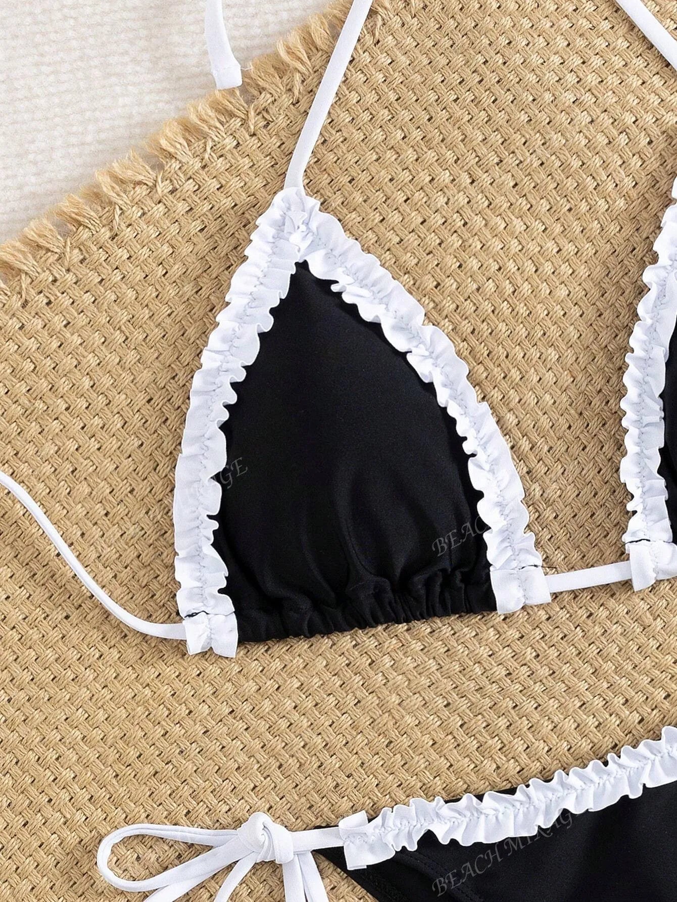 Women’s Summer Bikini Set with Beach Dress Cover Up – Stylish Two-Piece Swimsuit and Lightweight Beach Outfit, Perfect for Poolside, Vacation, and Trendy Summer Beachwear